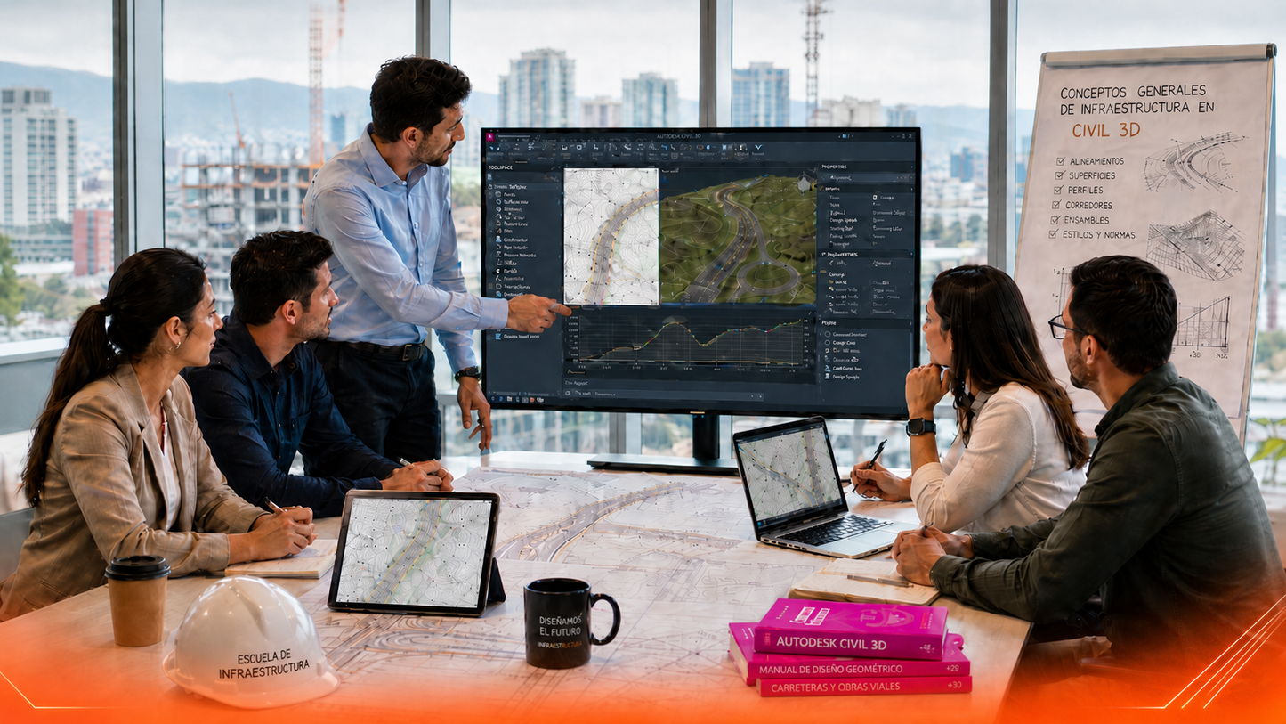 Conceptos Generales de Infraestructura en Civil 3D