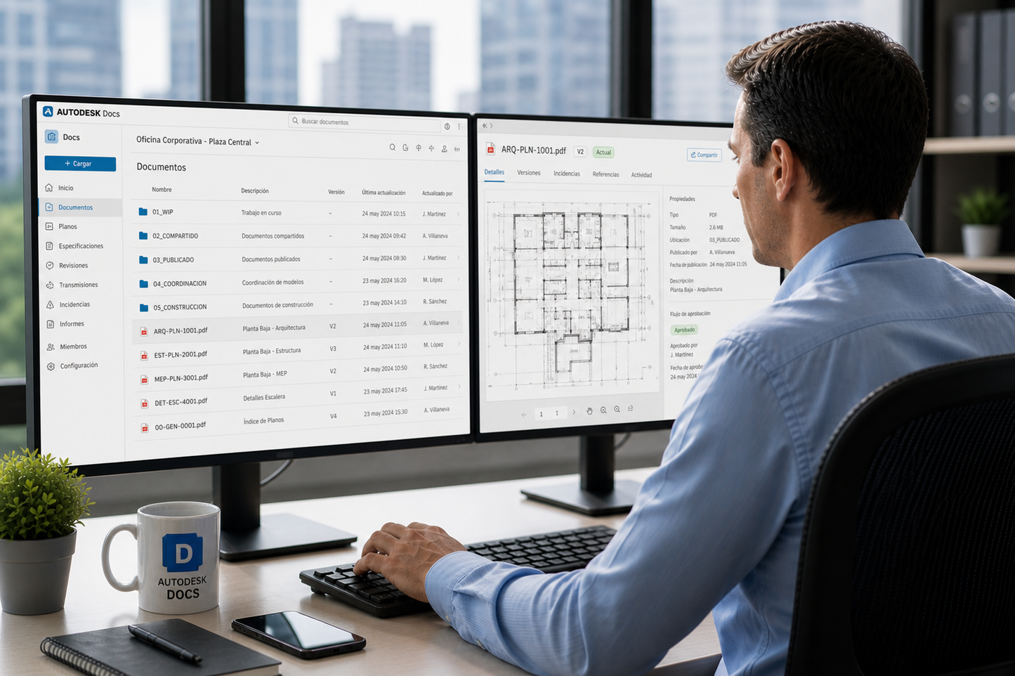 Gestión Documental BIM en Autodesk Forma Data Management: Control Total de Proyectos en la Nube