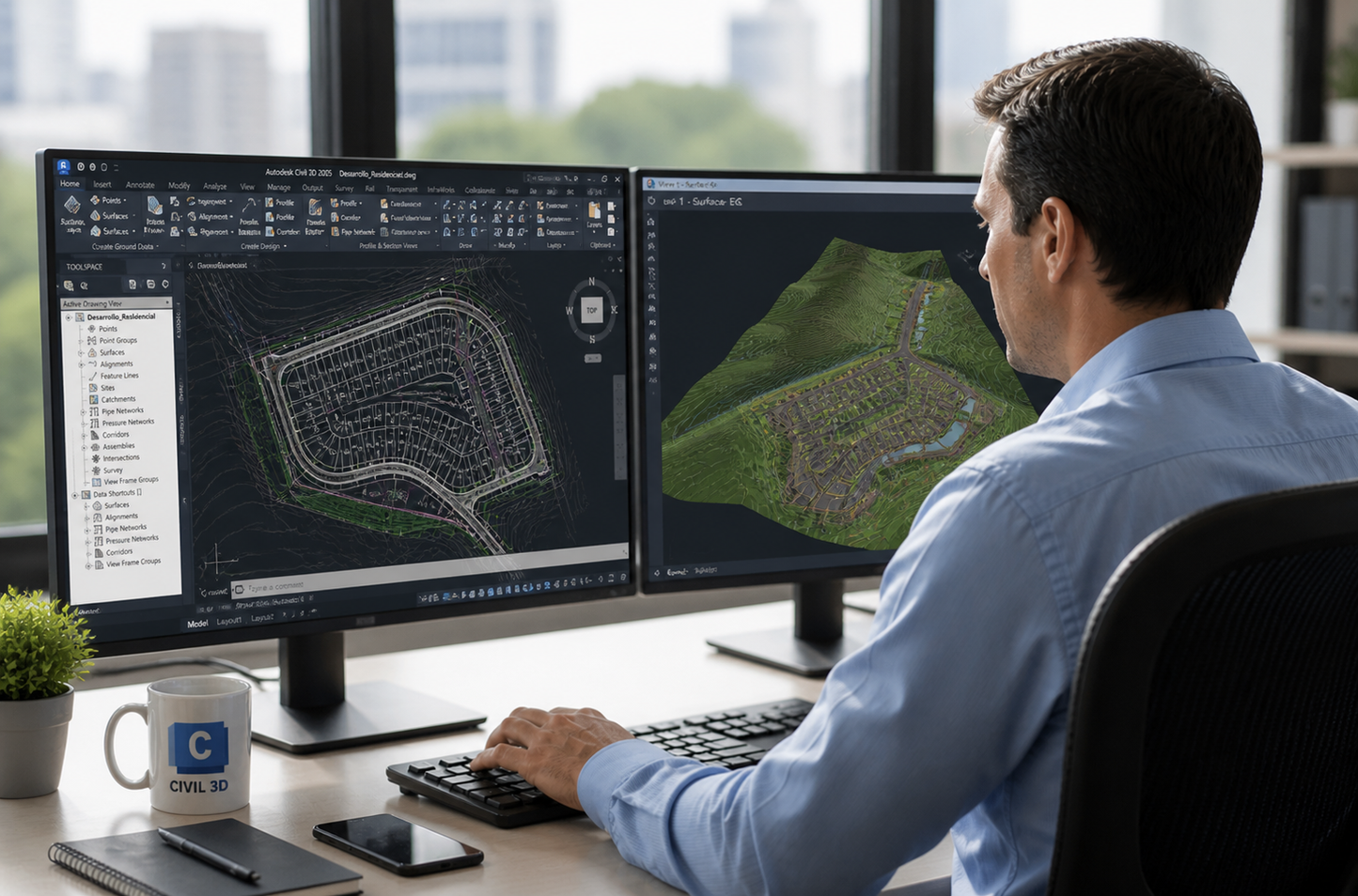 Civil 3D para Infraestructura: Terreno, Superficies y Diseño Vial