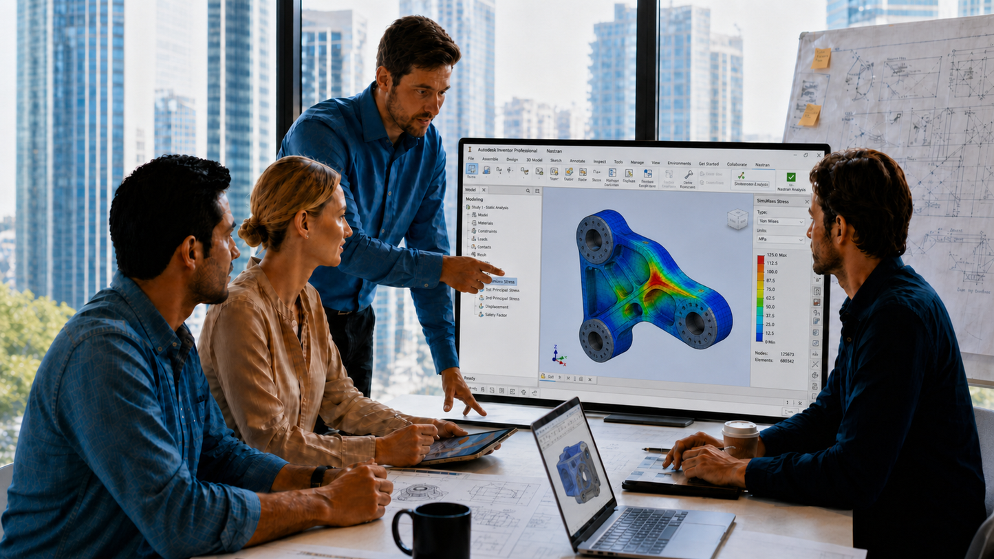 Simulación Numérica con Autodesk Inventor Nastran
