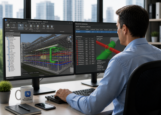 Navegación y Revisión de Modelos BIM en Autodesk Navisworks
