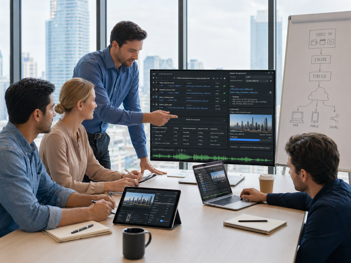 Codificación y distribución de audio y video con Adobe Media Encoder